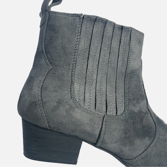 Comfortview Faux Suede Ankle Boots 11 Grey - Picture 4 of 10